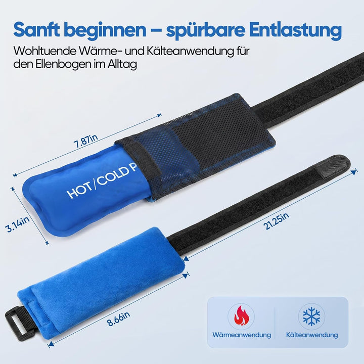 FitBeast Flex Therapy Bar Unterarmtrainer für Tennisarm und Golferellenbogen, 4 Widerstände Griffkra