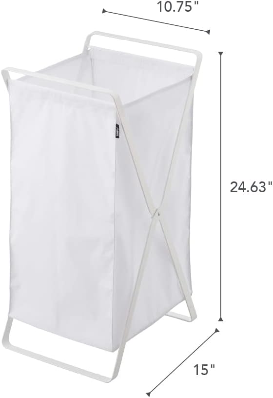 Laundry Basket - Tower - white Weiss, Weiss