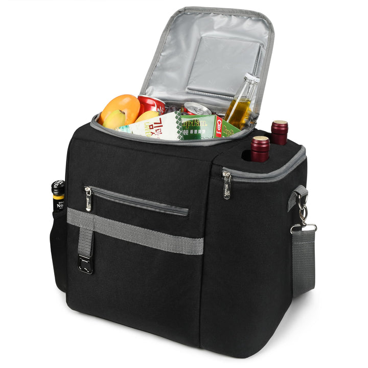 Kato Tirrinia 20L Gross Kühltasche Isoliertasche, Picknickkorb Kühlbox mit Flaschentasche 2 Flaschen