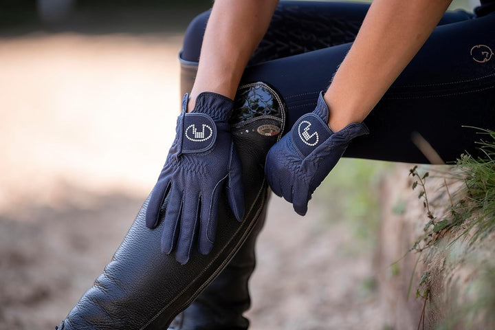 Roeckl Sports Reithandschuh Lisboa, Ladies Sommer Handschuh, 5 Farben, Grösse 6-8.5 Mokka 7, Mokka 7