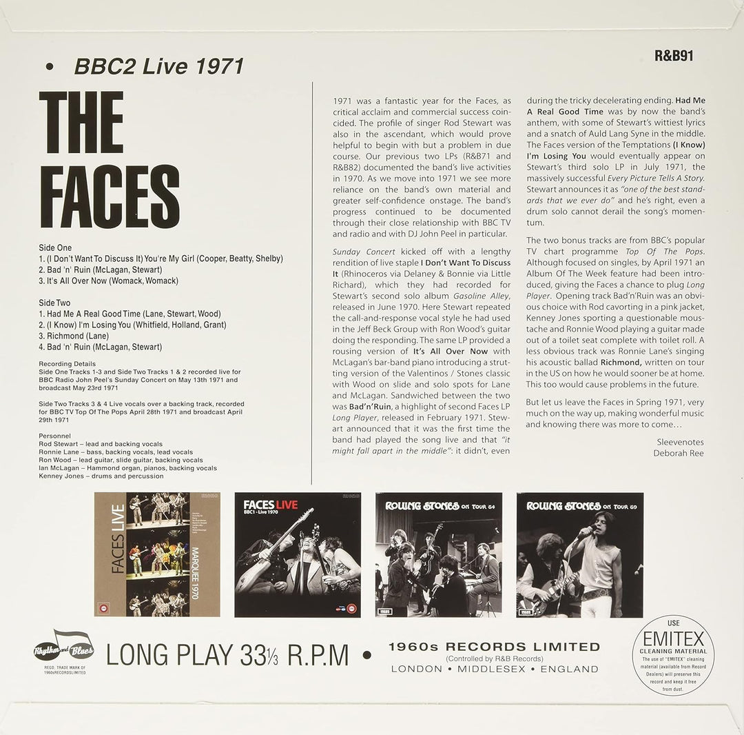Bbc2 Live 1971, Vinyl