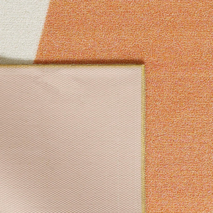HomebyHome Kurzflor Kinderteppich für Jungen und Mädchen 100 x 150 cm Multicolor Sonnen Design - Was