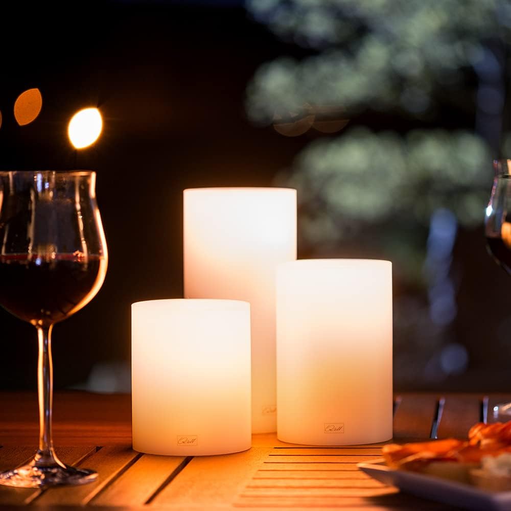 Qult Farluce Inside • Teelichthalter in Kerzenform • Kerze • Kunststoffkerze in Kerzenoptik • Teelic