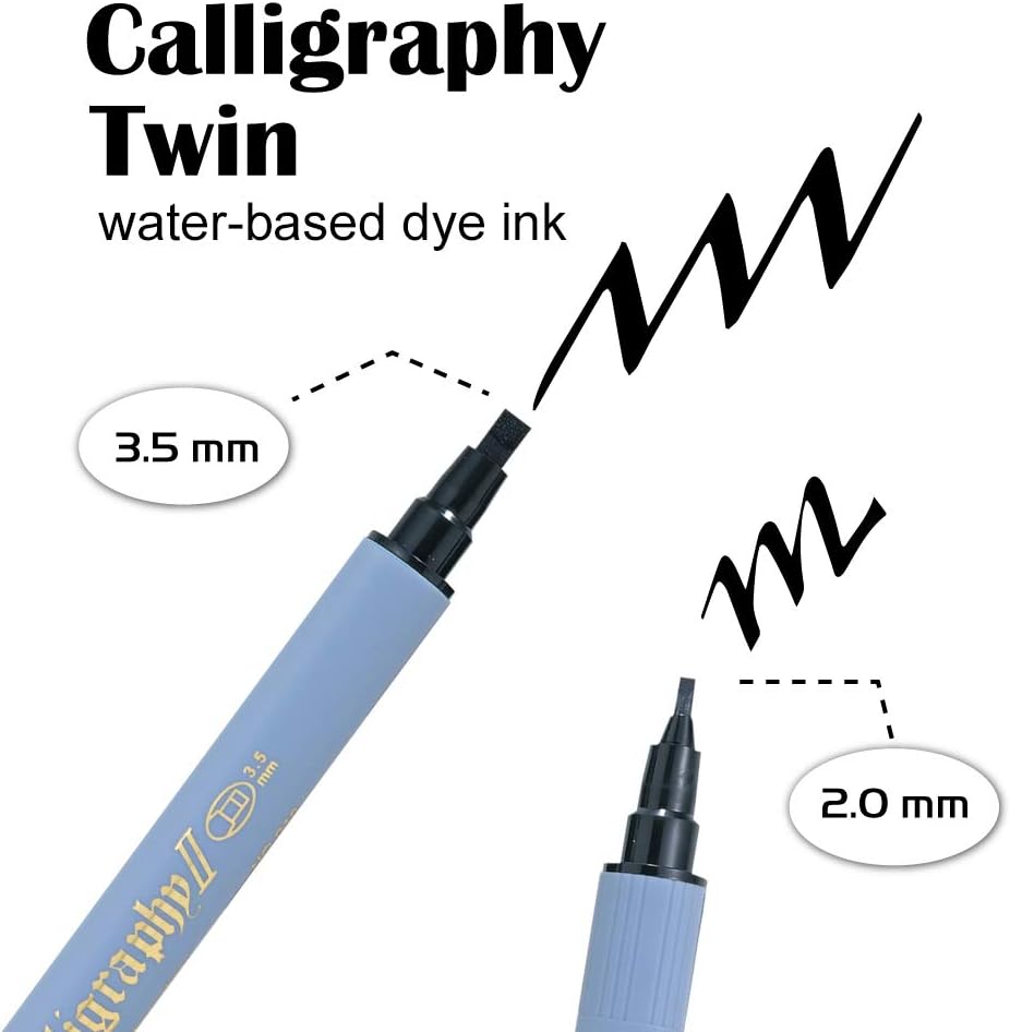 ZIG Calligraphy Pens (24) 24 Count (Pack of 1), 24 Count (Pack of 1)