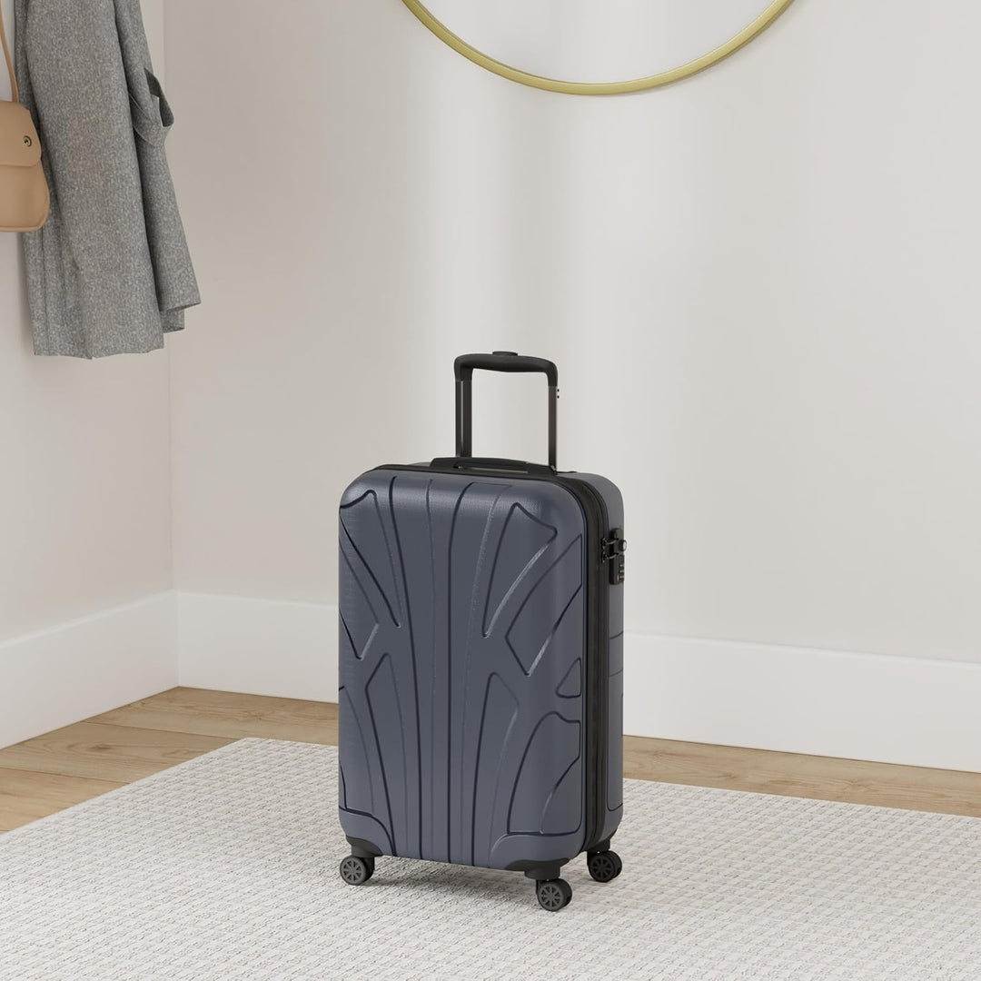 Suitline Handgepäck Bordgepäck Koffer mit Laptoptasche und Erweiterung, Business Trolley, TSA, 55 cm