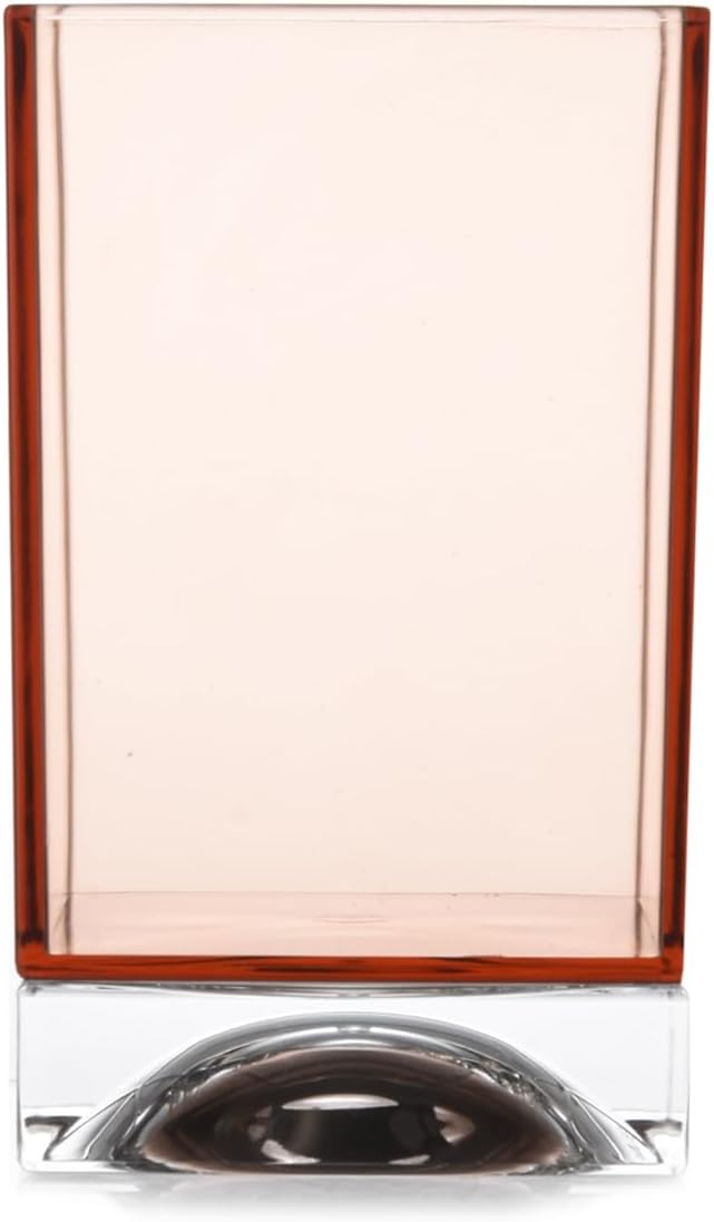 Kartell Boxy Zahnbürstenhalter, Plastik, Nude Rosa, 7 x 7 x 12 cm Rosa Nude 7 x 7 x 12 cm, Rosa Nude