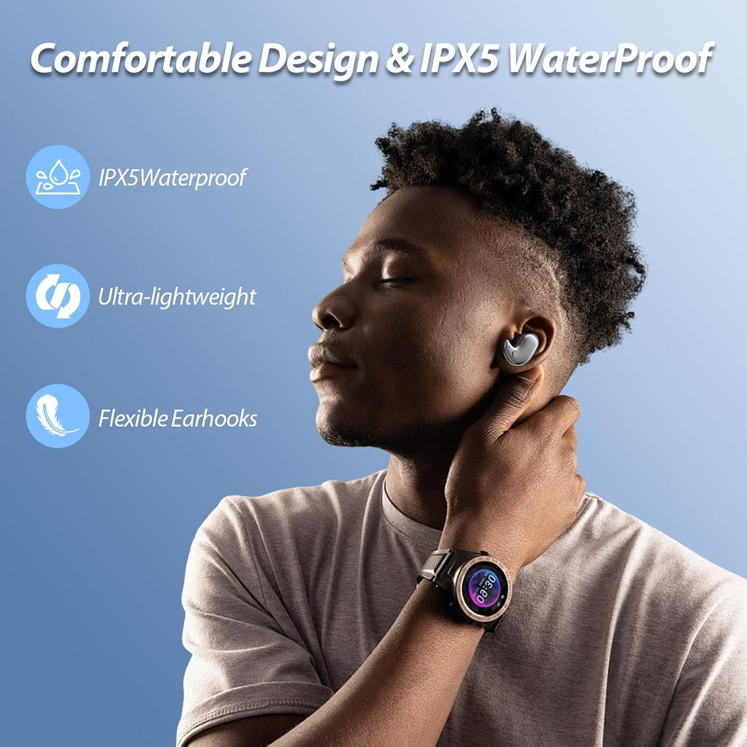 ÜBersetzer KopfhöRer,V05 AI Übersetzungskopfhörer Bluetooth 5.4 mit Echtzeit-Übersetzung für 144 Spr