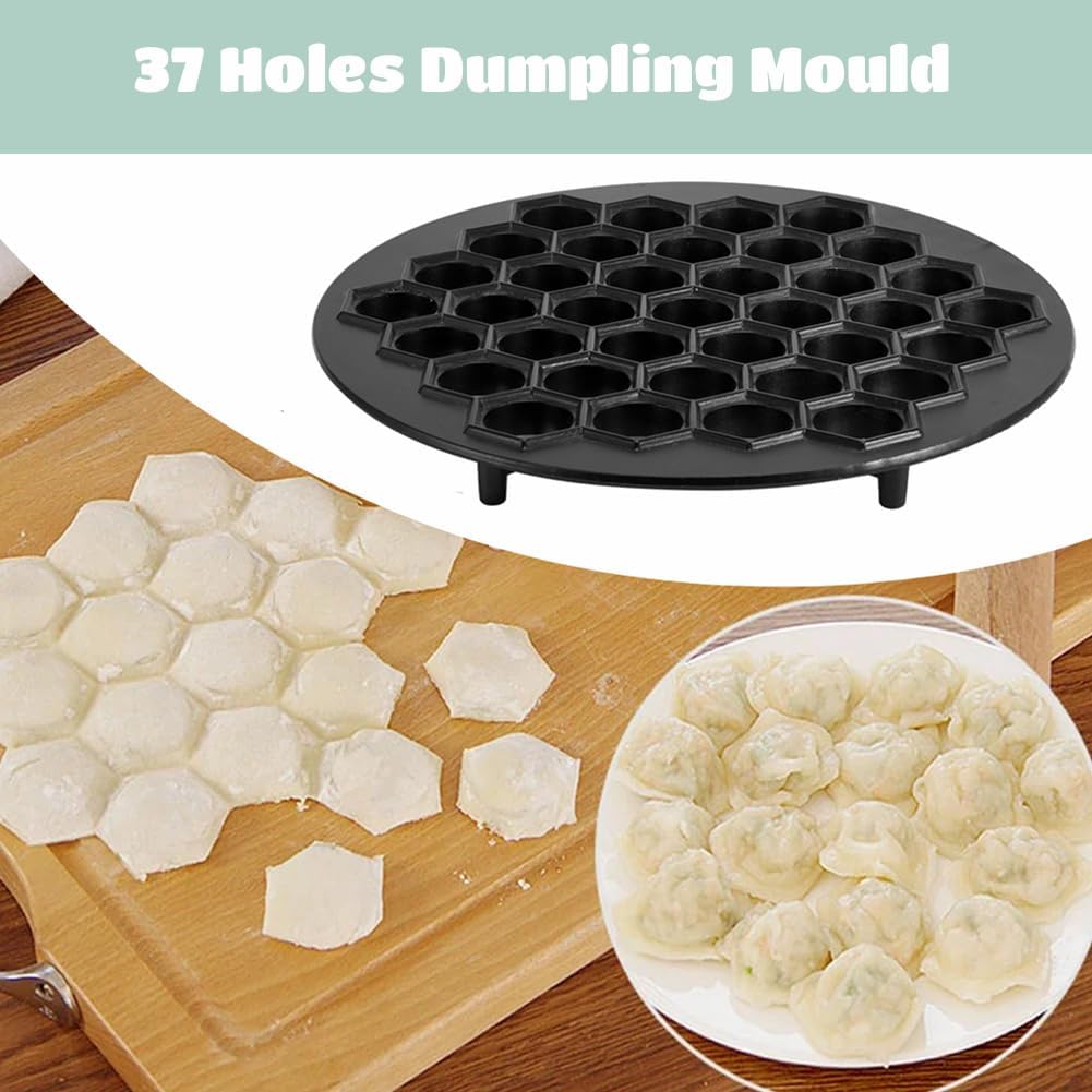Pelmeni Maker, Teigtaschenfomer aus Aluminiumlegierung, Gulliver Teigform für 37 Pelmeni, DIY Form,