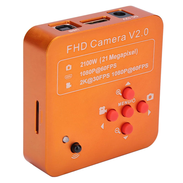 Mikroskop Kamera, Industrie Mikroskop Kamera Set 21MP HDMI USB TF C-Mount 2K 1080P HD Videokamera 22