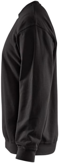 Sweat Shirt BLAKLADER Rundhalsausschnitt M Schwarz, M Schwarz