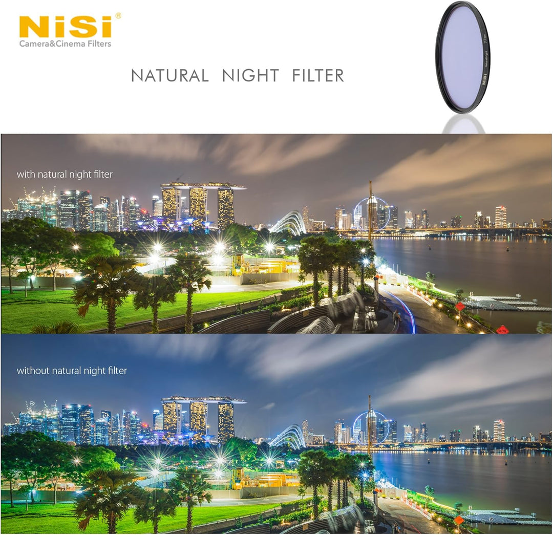 NiSi Zirkularer Natural Night Filter 72mm für Nachtaufnahmen &amp; Astrofotografie Zirkularer Filter 72c