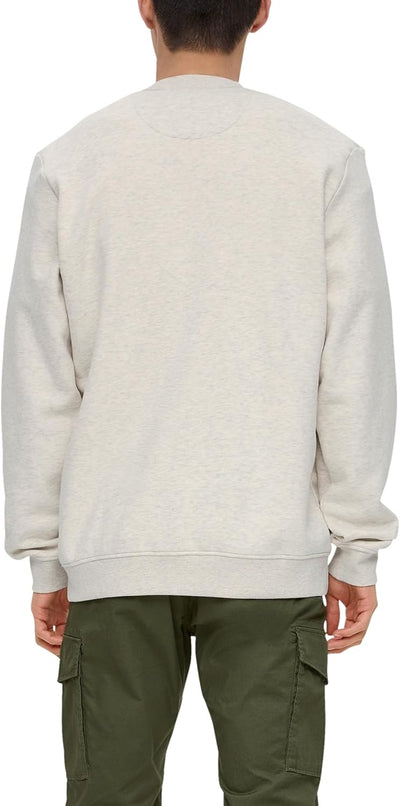 s.Oliver Herren Sweatshirt L Creme 0705, L Creme 0705