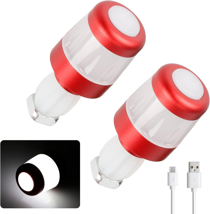 Fututech LED-Lenkerleuchte, wasserdicht, für Elektroroller, Lenkerstopfen für Xiaomi, Blinker, wiede