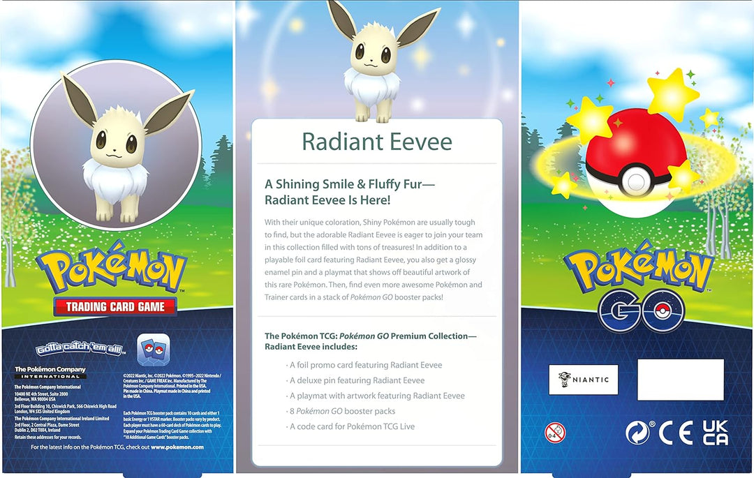 Pokémon GO Radiant Eevee Premium Collection Box - EN Einzelbett, Einzelbett