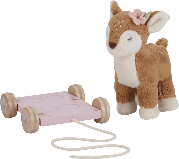 Little Dutch Nachziehtier mit abnehmbaren Stofftier REH - Fairy Garden