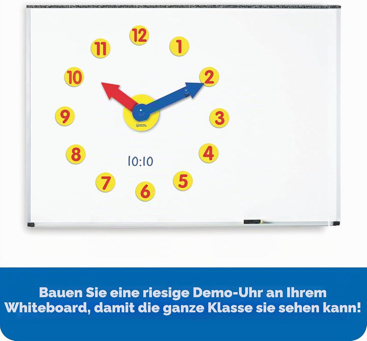 Learning Resources Magnetisches Uhrenset mit Zahnrad