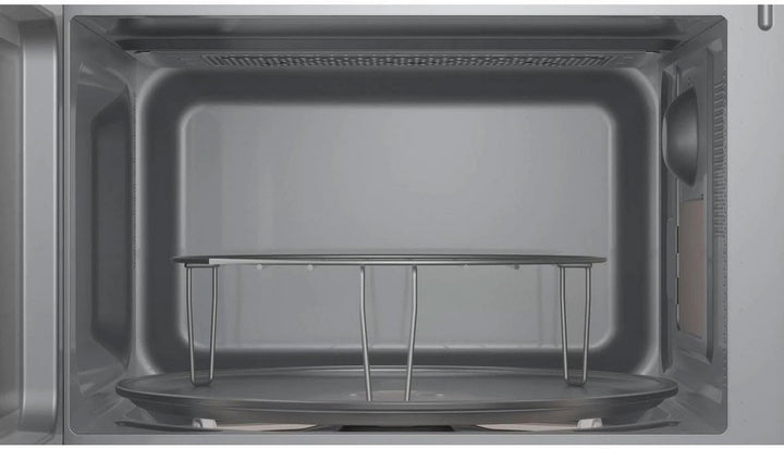 Bosch BEL623MS3, Einbau-Mikrowelle, automatische Kochprogramme, rote LED-Anzeige, Öffnung links seit