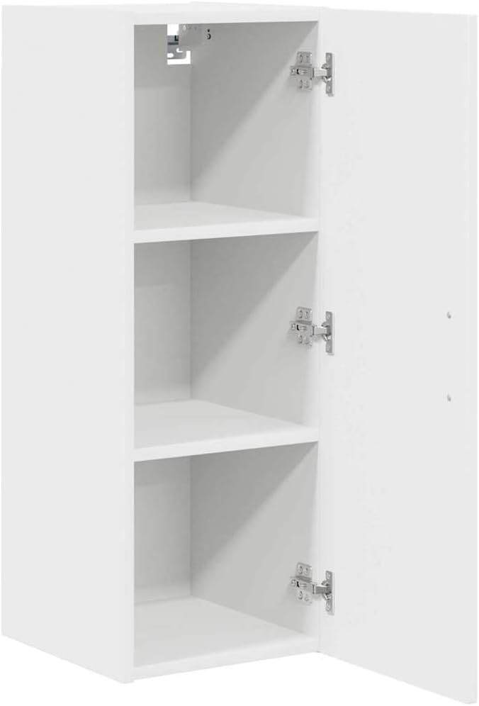 vidaXL Geschirrspülerfront Kalmar 2 pcs Weiss 30 x 31 x 80 cm, Eleganter moderner Küchenregal, gross