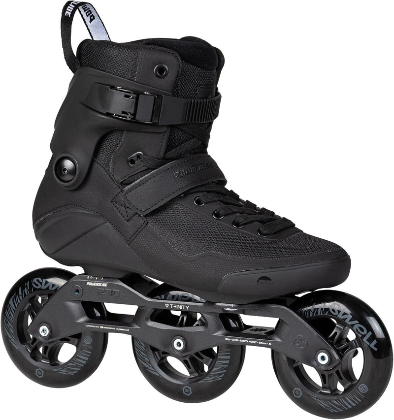 Powerslide Inline Skate Triple Black 110 Black, für Fitness, für Damen und Herren