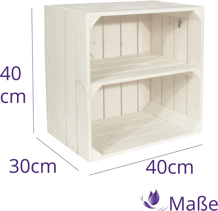 3 Set Weinregal Wino aus Holz - Weiss 1x Regal Holzkiste 3 1x Weiss Regal, 3 1x Weiss Regal