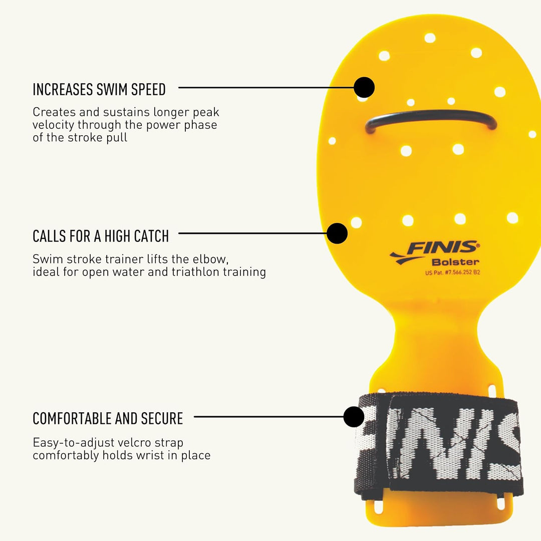 Finis Bolster Paddles - Schwimmflügel zum Runden-Training - Schwimmbad- und Schwimmzubehör - Schwimm