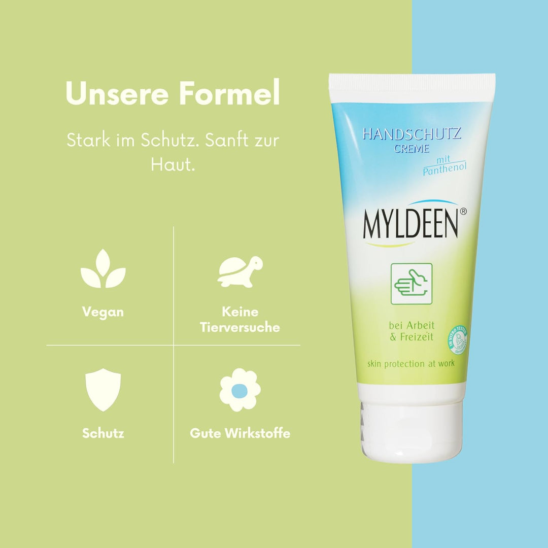 MYLDEEN Hautschutzcreme | Handcreme, Handpflege | Tuben, Tube | Pflege auf der Arbeit, Arbeitsschutz