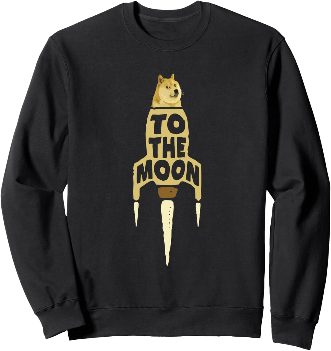 DOGE Dogecoin To The Moon Sweatshirt