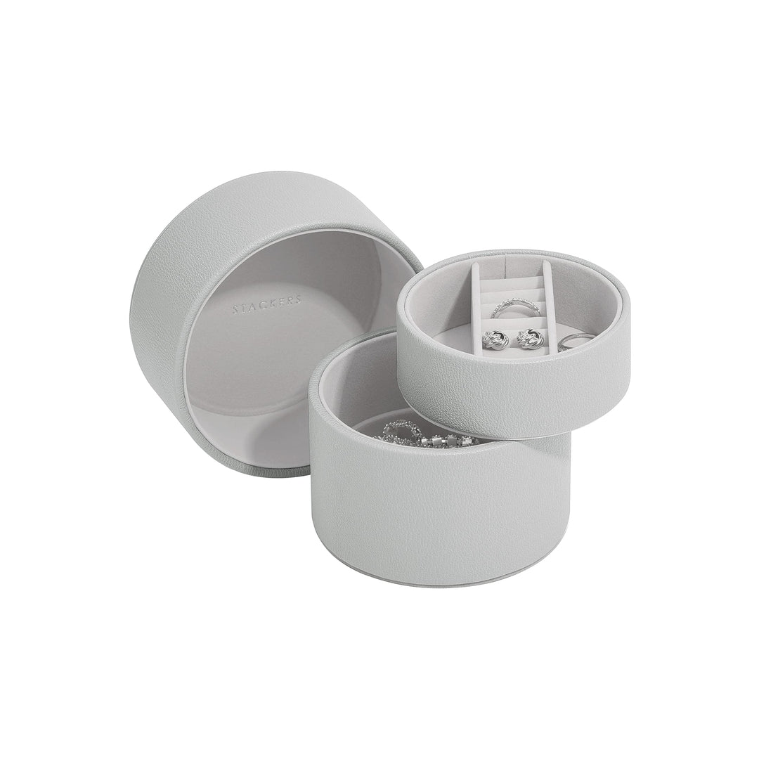 Stackers Pebble Grey Bedside Jewellery Box Pod Grau, Grau