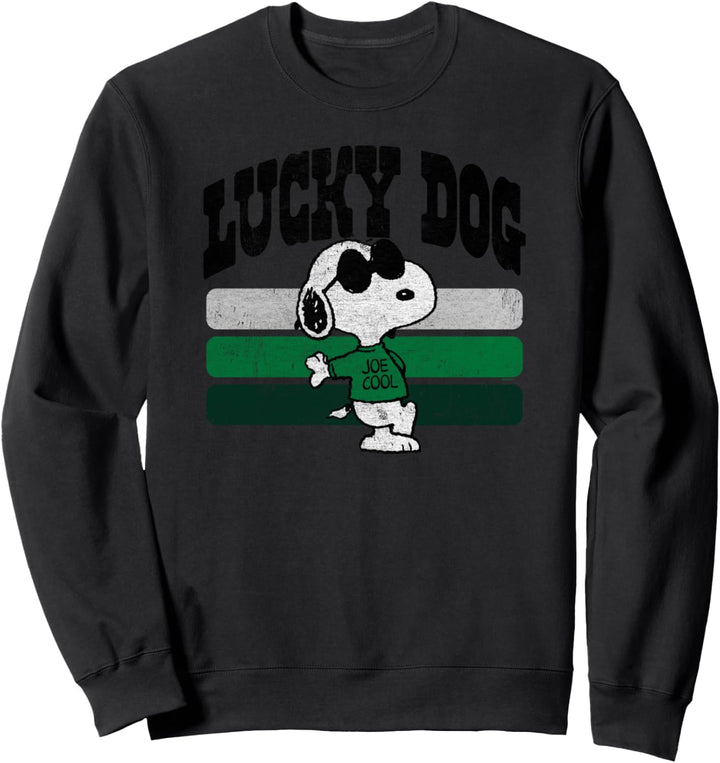 Peanuts St Patrick's Day glücklicher Hund Sweatshirt