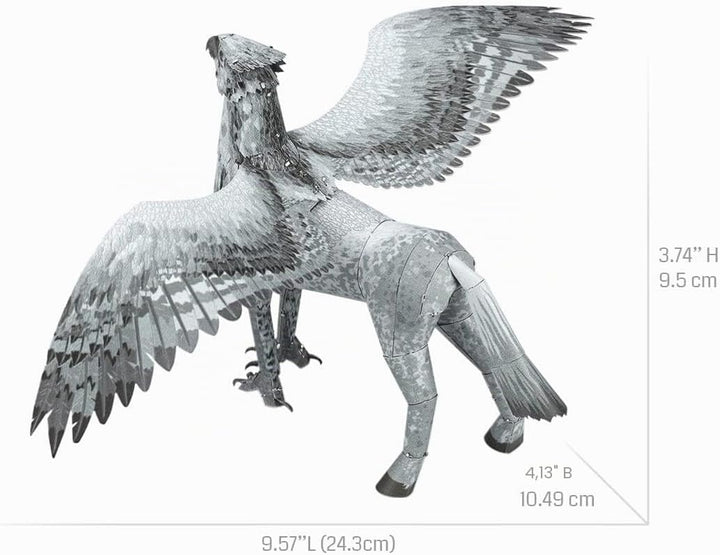 Fascinations MMS452 Metal Earth Metallbausätze - Harry Potter Seidenschnabel Buckbeak, lasergeschnit