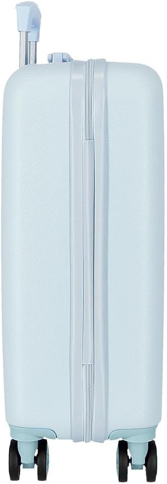 Disney Frozen Die Eiskönigin Nature is magical Kabinenkoffer Blau 37x55x20 cms Hartschalen ABS Kombi