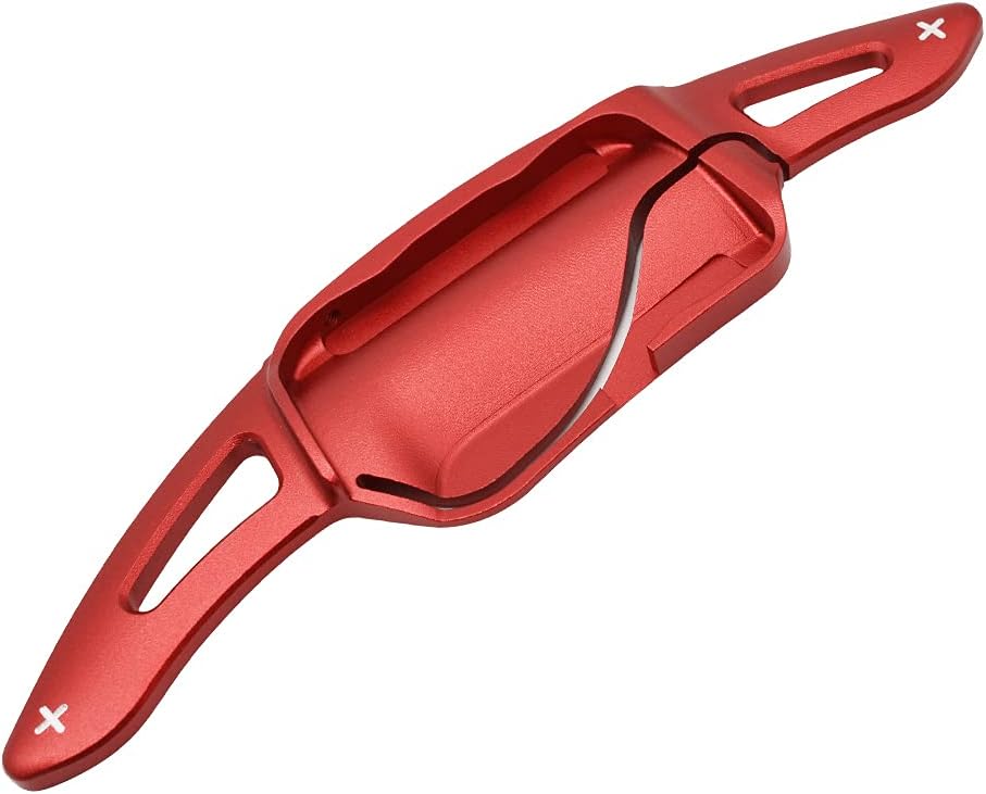 HIBEYO 1 Paar Auto Extensions Alloy Lenkräder Schaltwippen für Toyota Camry Corolla 2018 2019 2020 2