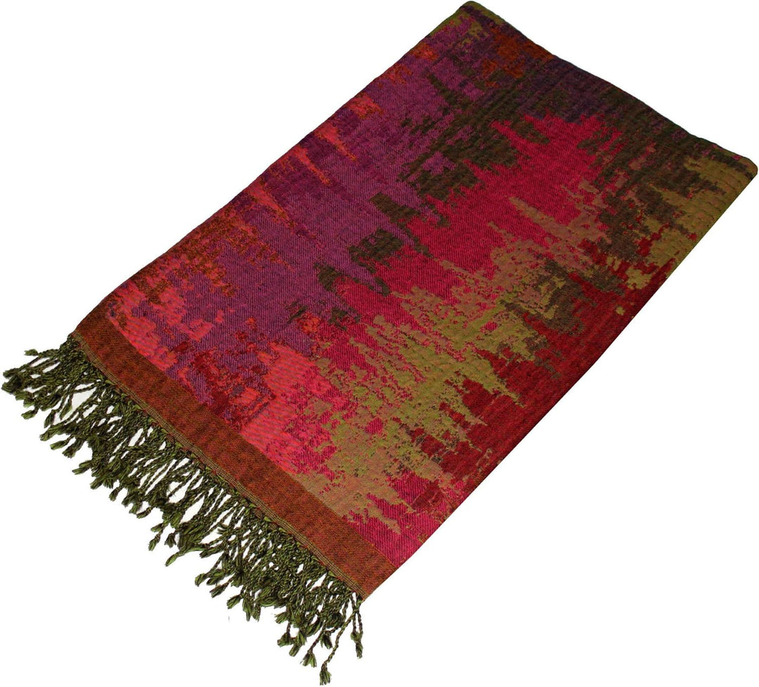 Lorenzo Cana - Decke Jacquard gewebt, Wolldecke Baumwolldecke, Baumwolle mit feinster Wolle vom Meri