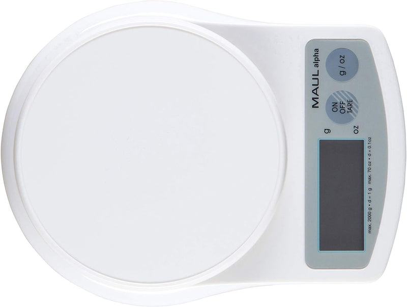 Briefwaage MAULalpha mit weiss 2000 g, weiss 2000 g