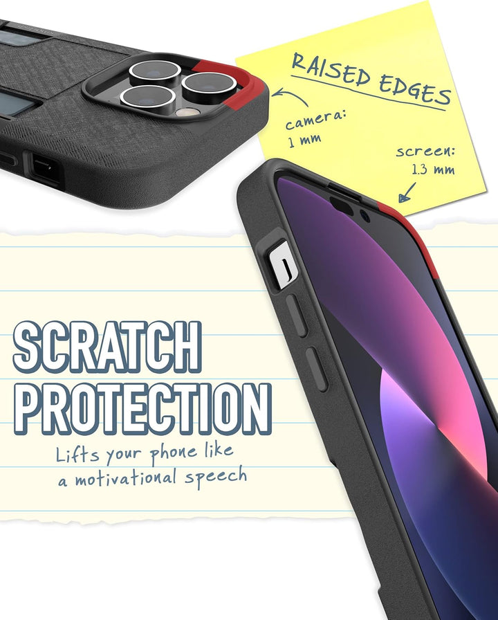 Smartish Schutzhülle für iPhone 14 Pro – Wallet Slayer Vol. 2 [Slim + Protective] Kreditkartenhalter