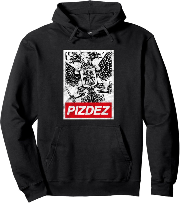 Russian Pizdez Gopnik Slav Moskau Stalin Wodka Pullover Hoodie