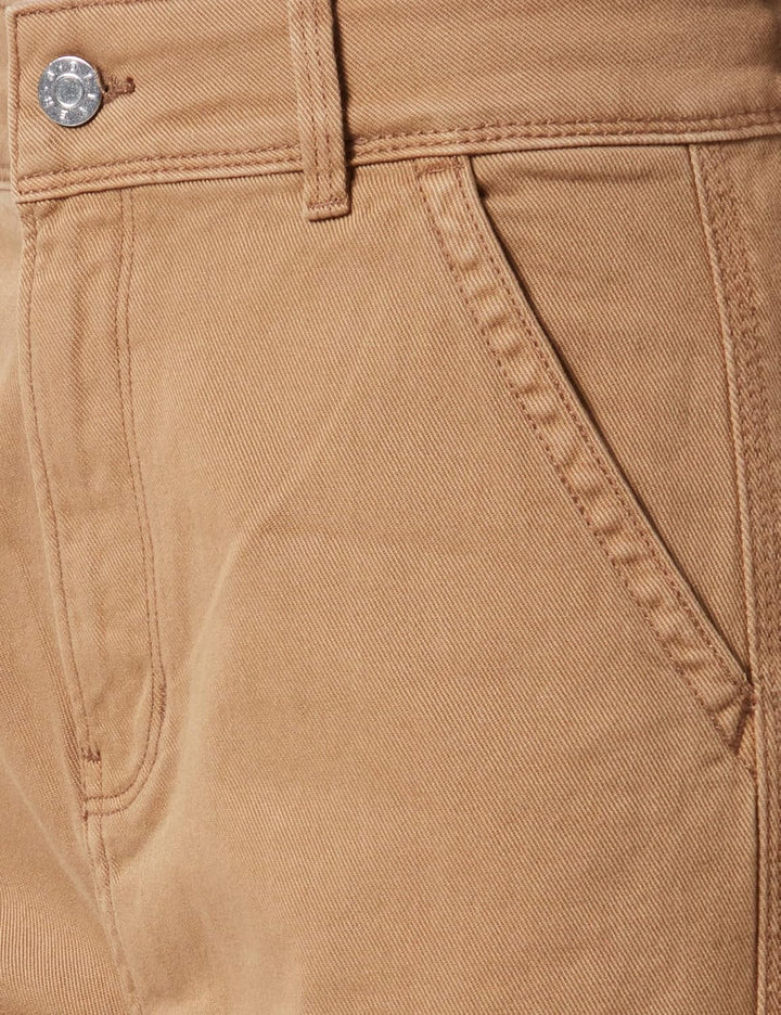 s.Oliver Damen Hose lang Suri Wide Leg 42W / 32L Brown Stretched D, 42W / 32L Brown Stretched D