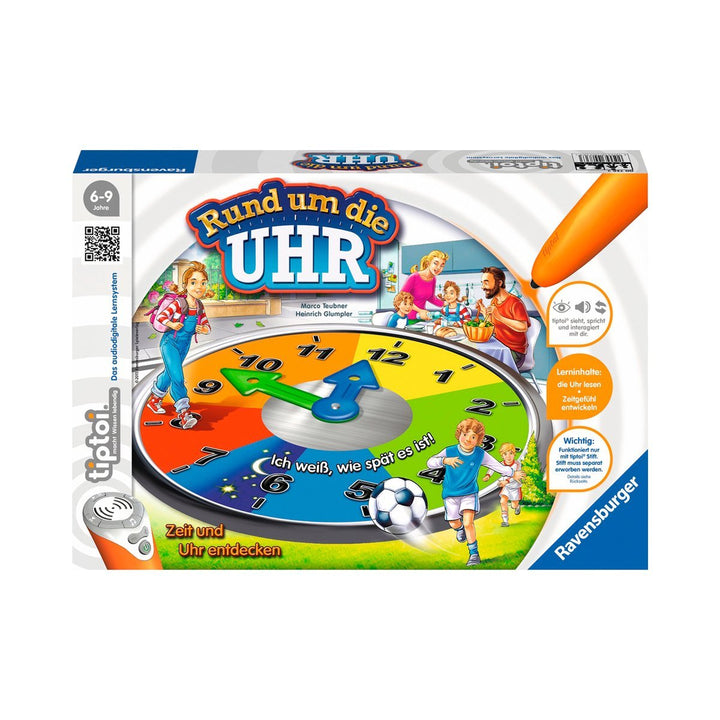 Ravensburger tiptoi Lernspiel Rund um die Uhr - 00736 / Spielend einfach die Uhr lesen und verstehen