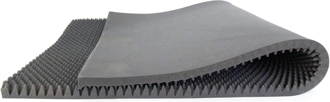 2 qm Adam Hall Hardware 019450 - Noppenschaumstoff Pyramidenschaumstoff Akustikschaumstoff Dämmschau