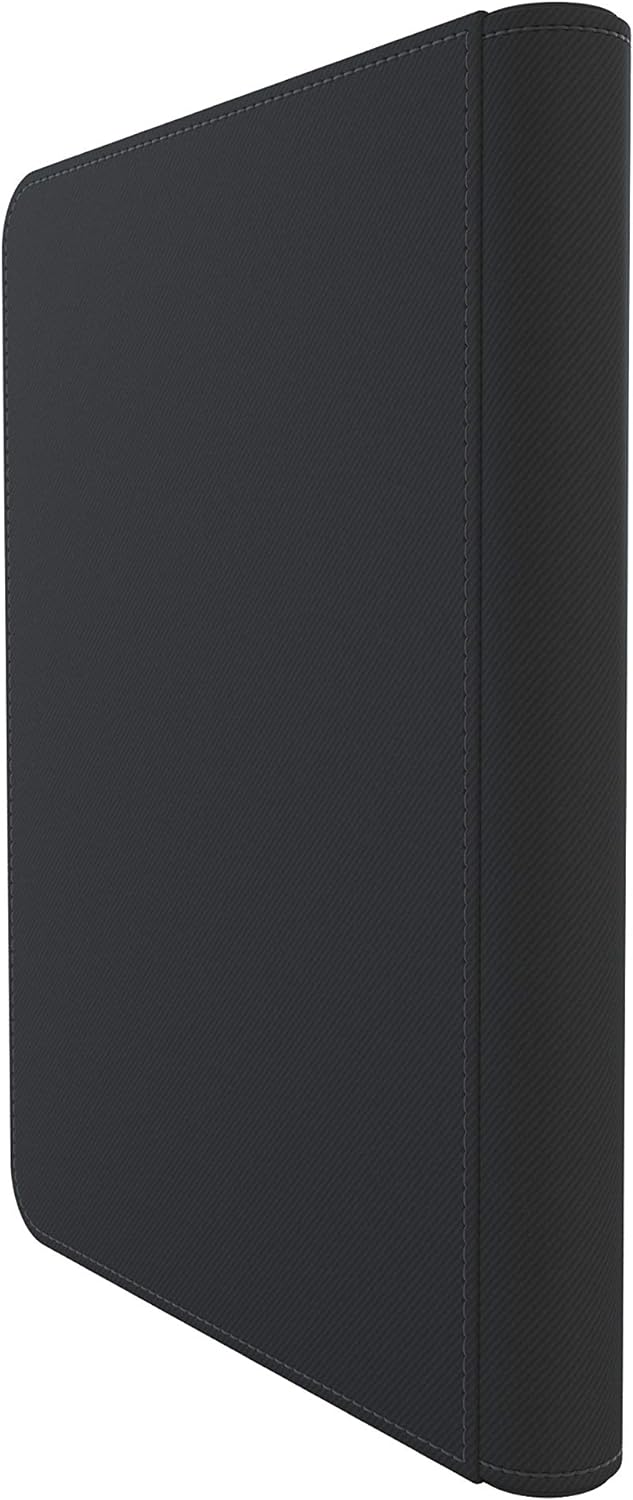 Gamegenic GGS31011ML Zip-Up Album (8-Pocket), Black Schwarz, Schwarz