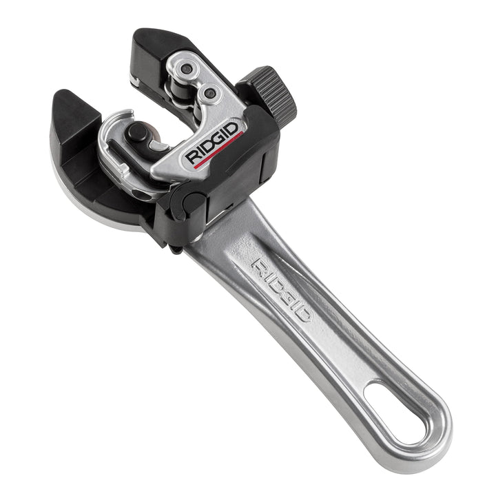 RIDGID 32573 Modell 118 2-in-1 Mini-Rohrabchneider mit AUTOFEED und Ratschengriff für beengte Arbeit