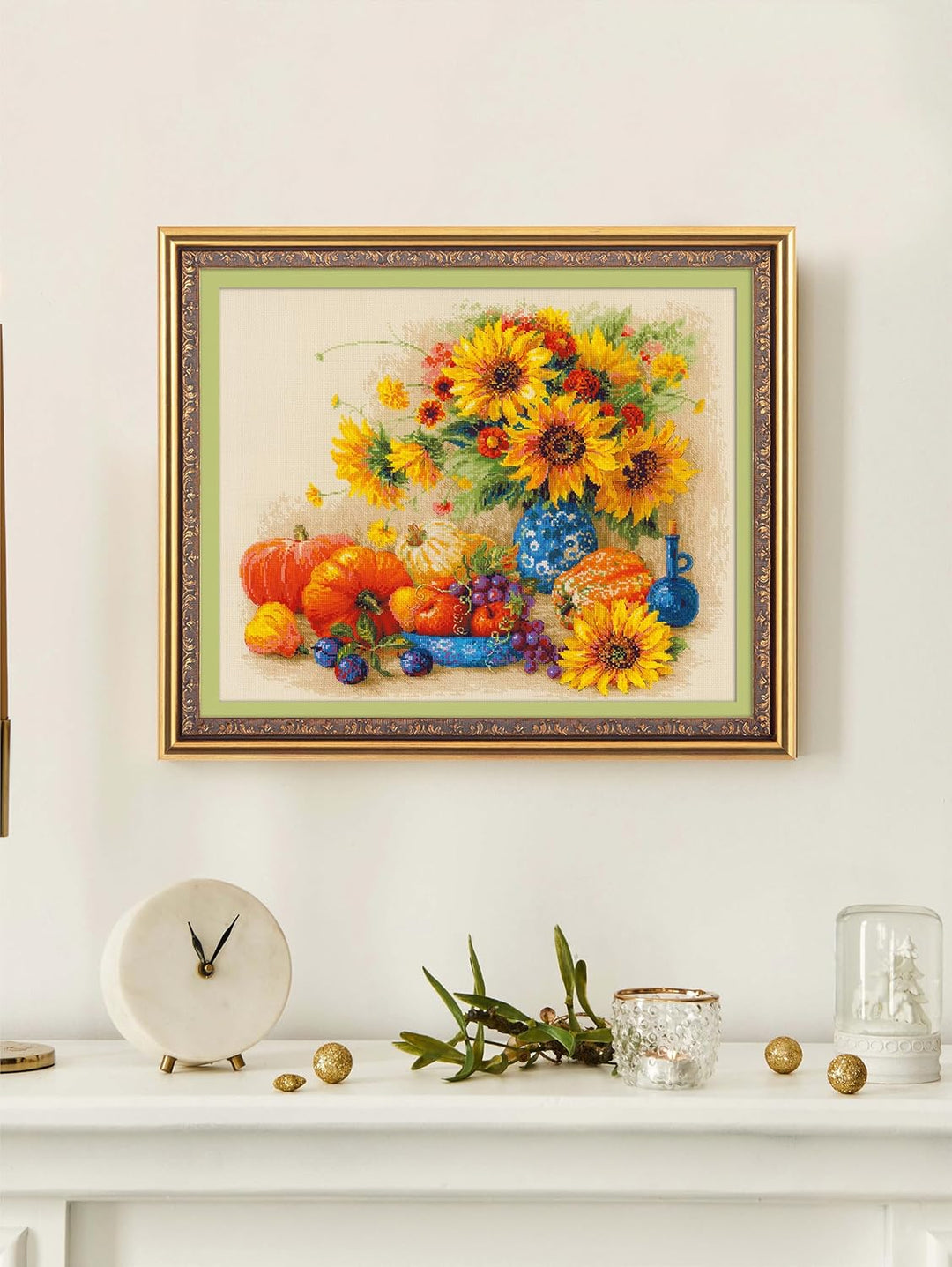 Riolis 100/057 Kreuzstichpackung Sonniger Tag, Zählmuster Kreuzstich-Set, Baumwolle, mehrfarbig, 504