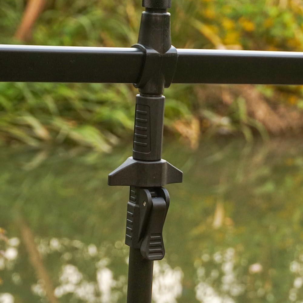 Hirisi Tackle 1 Stück Teleskop-Uferstange aus Aluminium für Karpfenangeln, Angelrutenhalter/Rod-Pod-