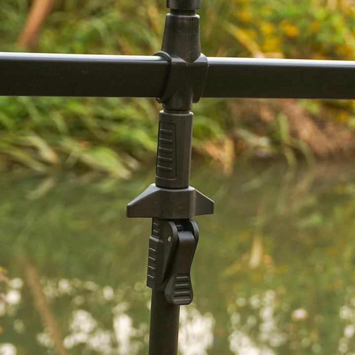 Hirisi Tackle 1 Stück Teleskop-Uferstange aus Aluminium für Karpfenangeln, Angelrutenhalter/Rod-Pod-