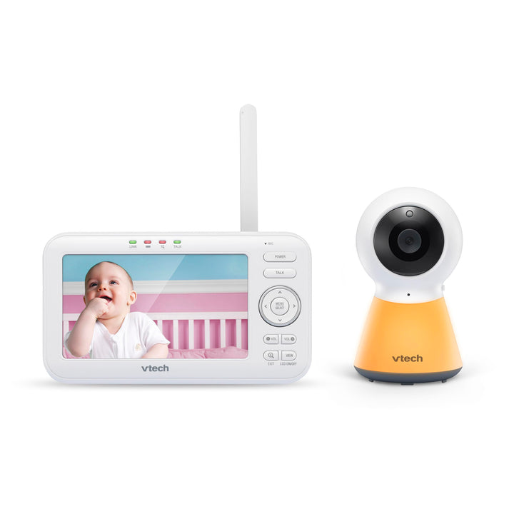 VTech Babymonitor VM5254 – Video-Babyphone mit hoher Auflösung – Klarer Sound, LCD-Farbbildschirm un
