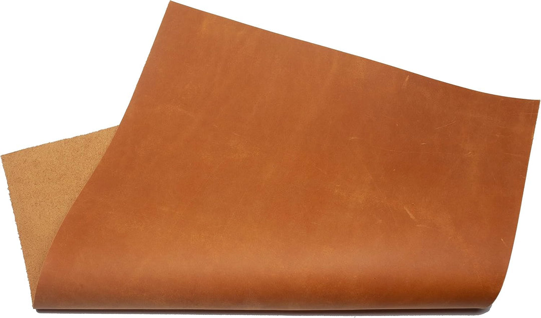 HAPPER STUDIO Rindsleder 1.6 mm Dick Pull-Up Crazy Horse Leder. Echtlederblätter für Basteln. (A5 (1