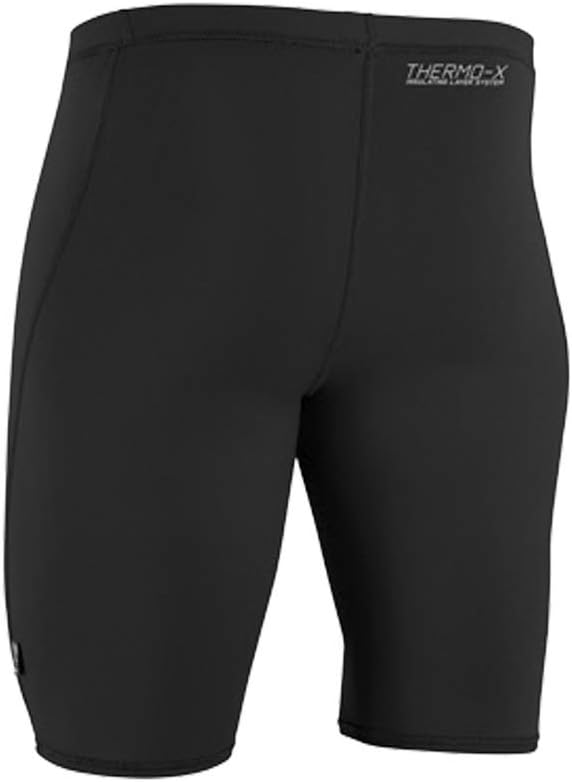 O';Neill Thermo-X Thermo-Segeln Bootfahren Wassersport Shorts Schwarz - Easy Stretch Thermofutter Sc