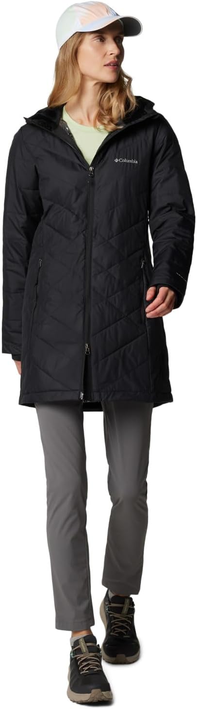 Columbia Damen Heavenly Long Hdd Jacke Heavenly Long Hooded Jacket (1er Pack) XS Schwarz, XS Schwarz