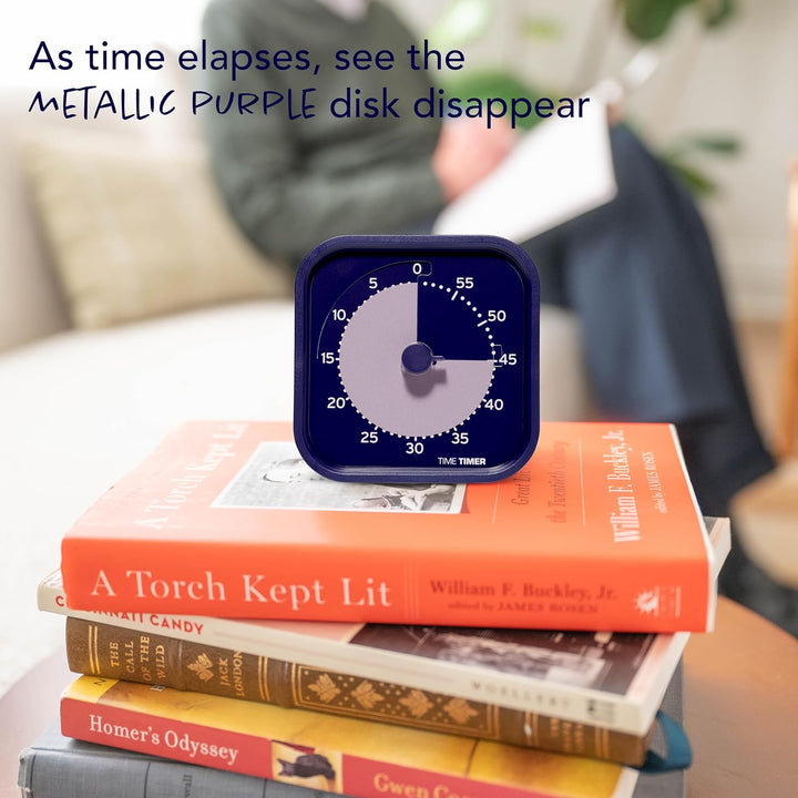 TIME TIMER MOD Home – Metallic Series – Individuelle Grösse, 60 Minuten visueller Countdown-Timer fü