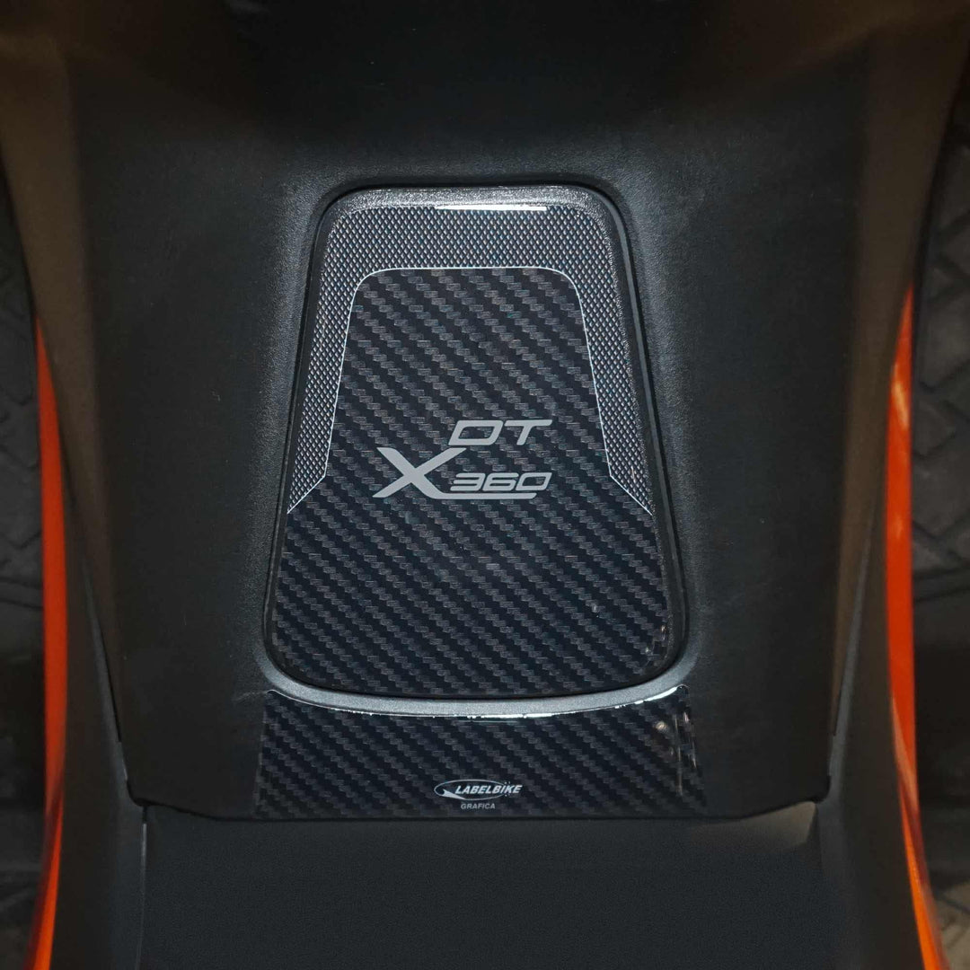 LABELBIKE 3D Motorradtüraufkleber kompatibel mit KYMCO | DTX 360 125 300 350, Harzschutz, Kratzfesti